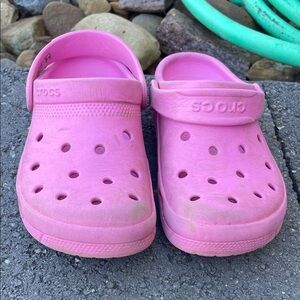 CROCS Kids Bright Pink Sandals